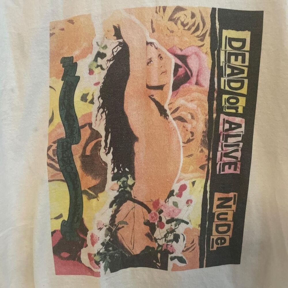 Unbranded Men's White and Cream T-shirt